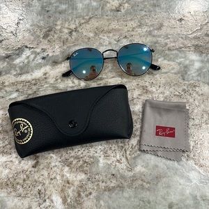 Ray Ban Round Metal Sunglasses